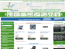 Tablet Screenshot of informatiqueoccasion.fr